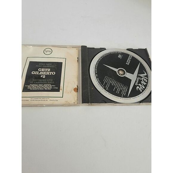 Vintage Verve Records Stan Getz Joao Gilberto Recorded Live At Carnegie Hall CD - Picture 3 of 3